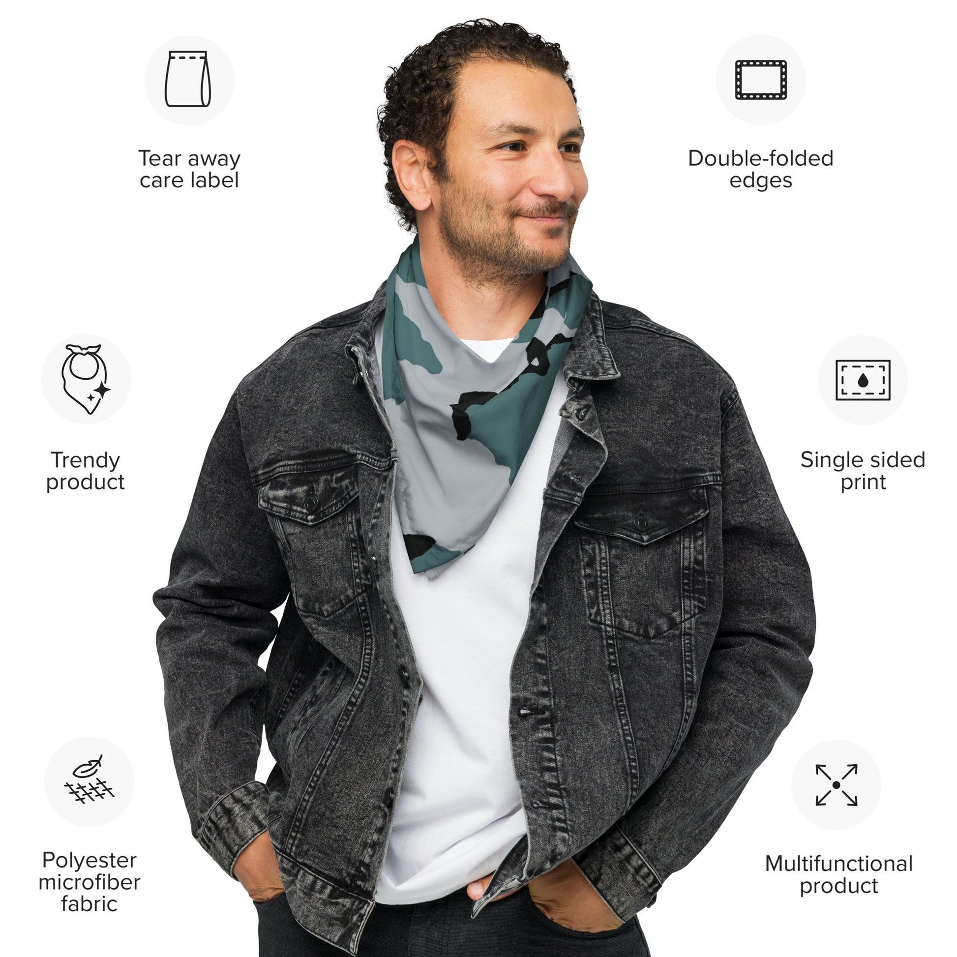 American Coffee Stain Urban CAMO bandana - Bandanas