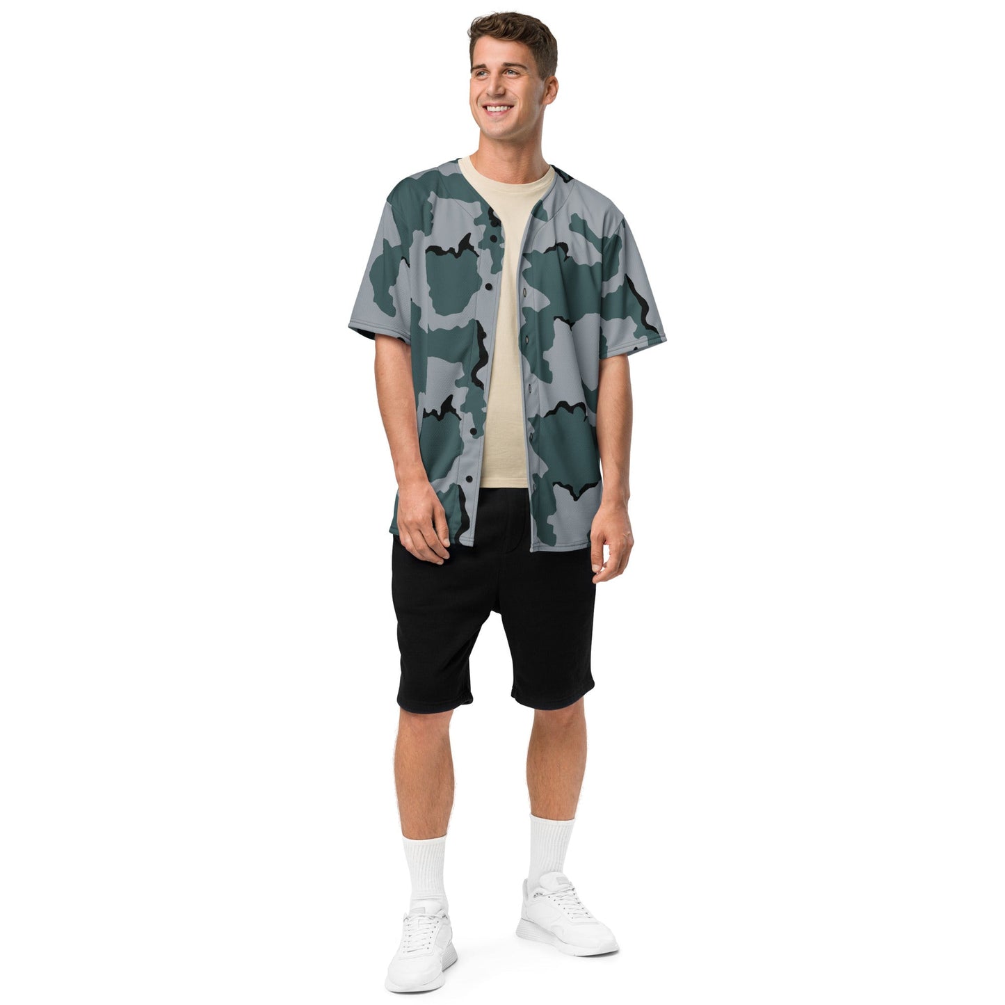 American Coffee Stain Urban CAMO baseball jersey - Baseball Jerseys