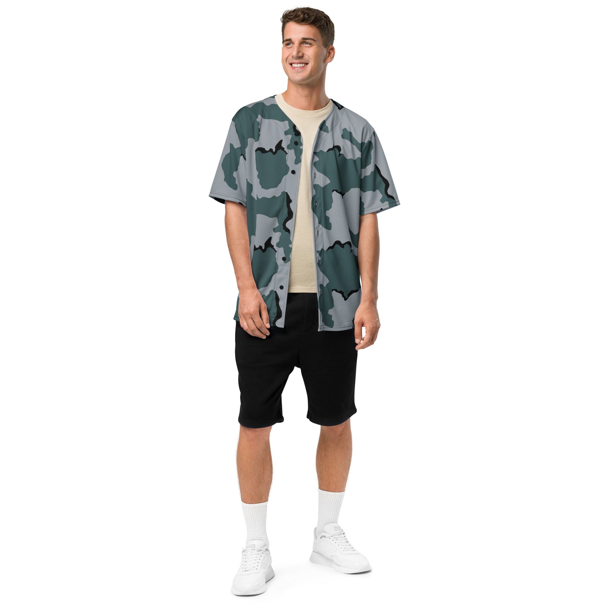 American Coffee Stain Urban CAMO baseball jersey - Baseball Jerseys