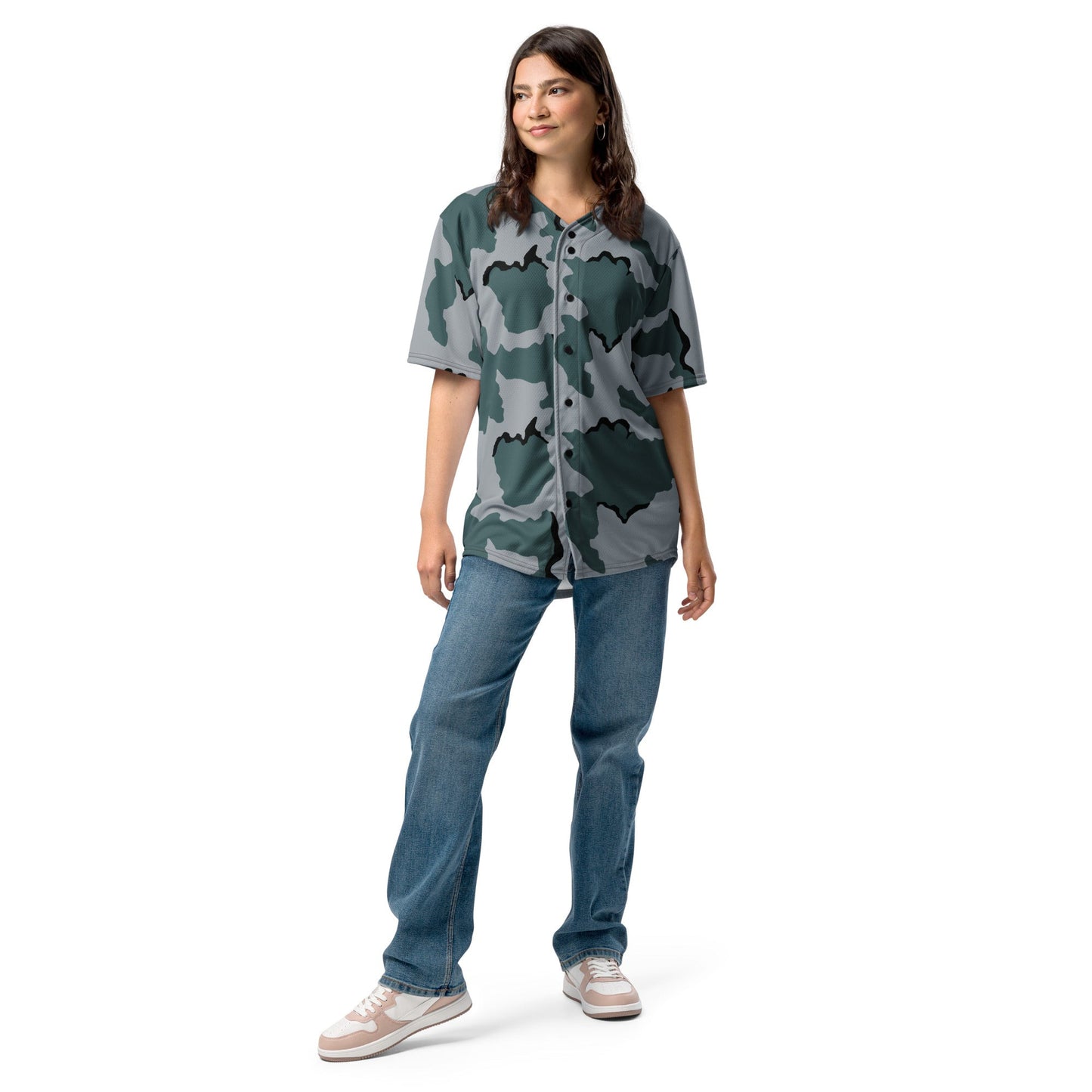 American Coffee Stain Urban CAMO baseball jersey - Baseball Jerseys
