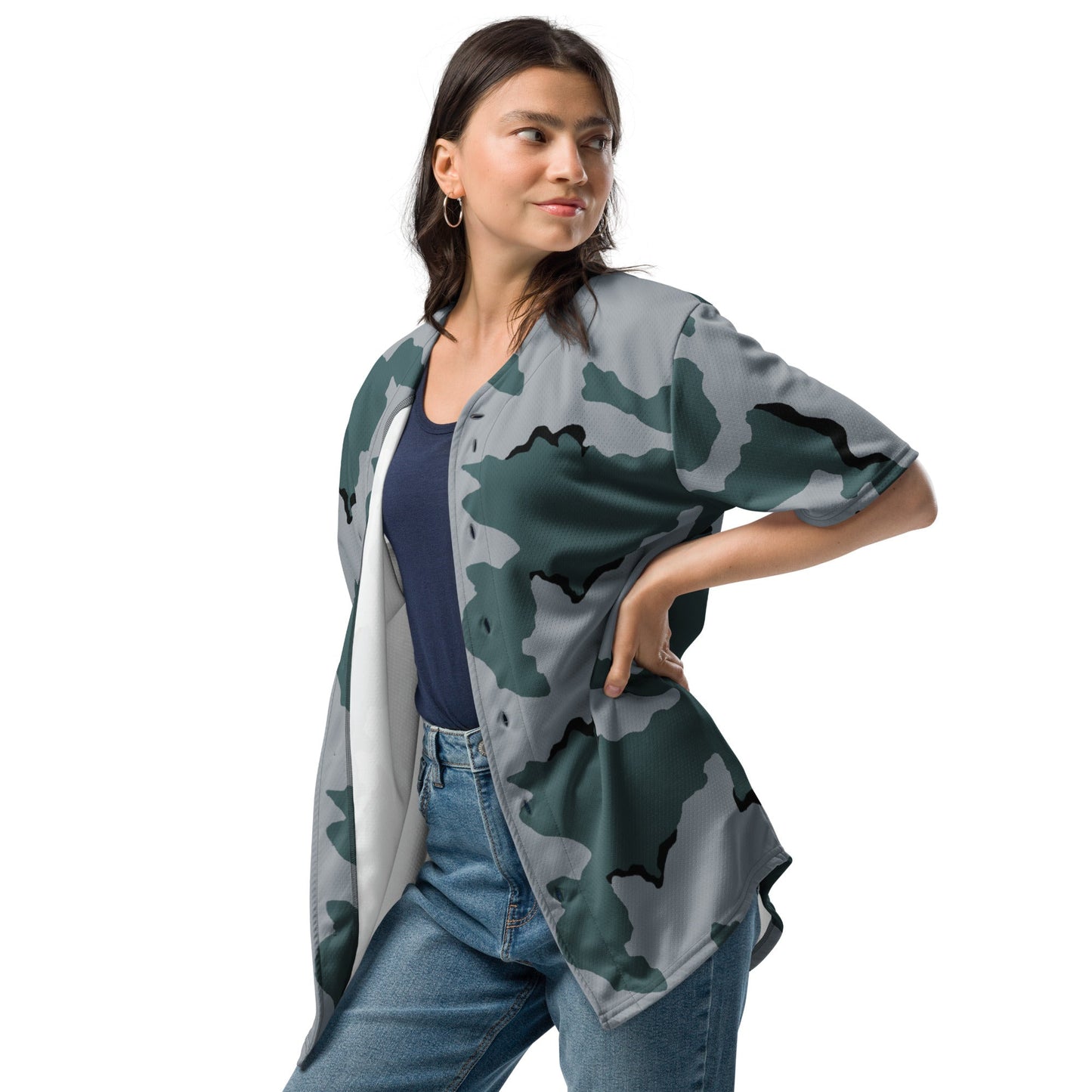 American Coffee Stain Urban CAMO baseball jersey - Baseball Jerseys