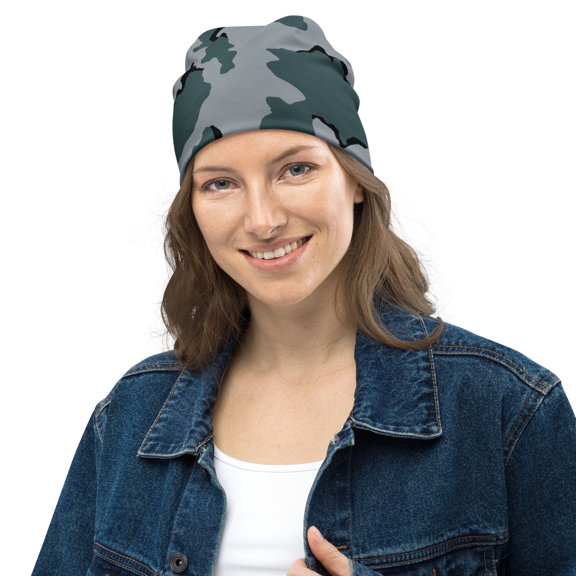 American Coffee Stain Urban CAMO Beanie - Beanies
