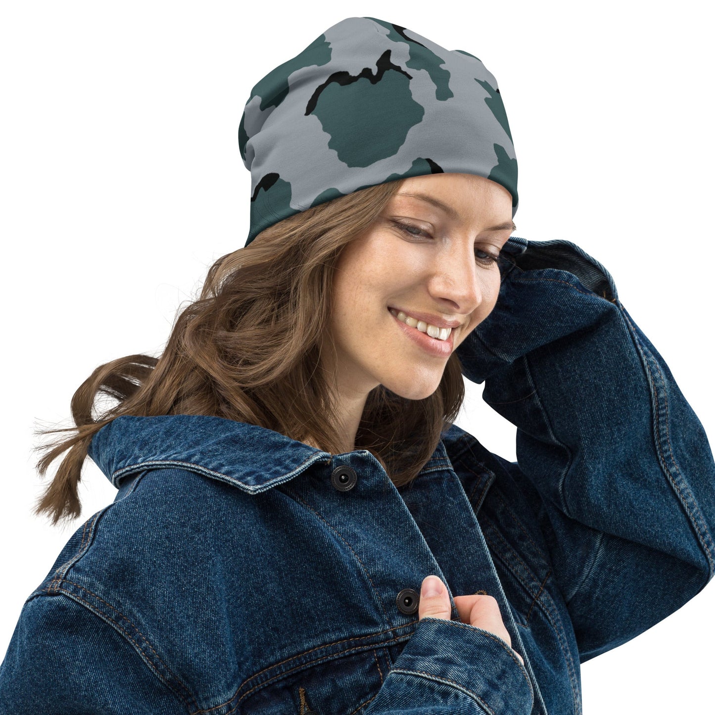 American Coffee Stain Urban CAMO Beanie - Beanies