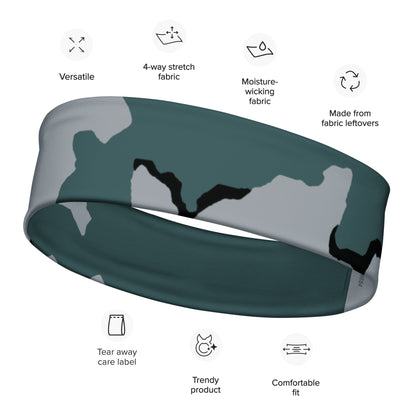 American Coffee Stain Urban CAMO Headband - M - Headbands