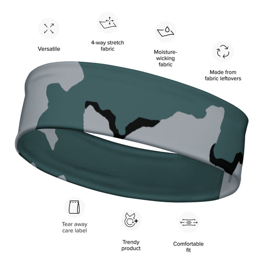 American Coffee Stain Urban CAMO Headband - M - Headbands