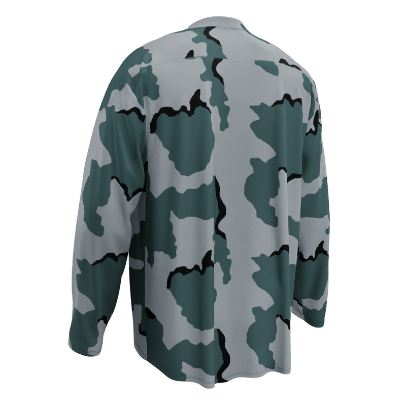 Coffee Stain Urban CAMO Unisex Hockey Fan Jersey