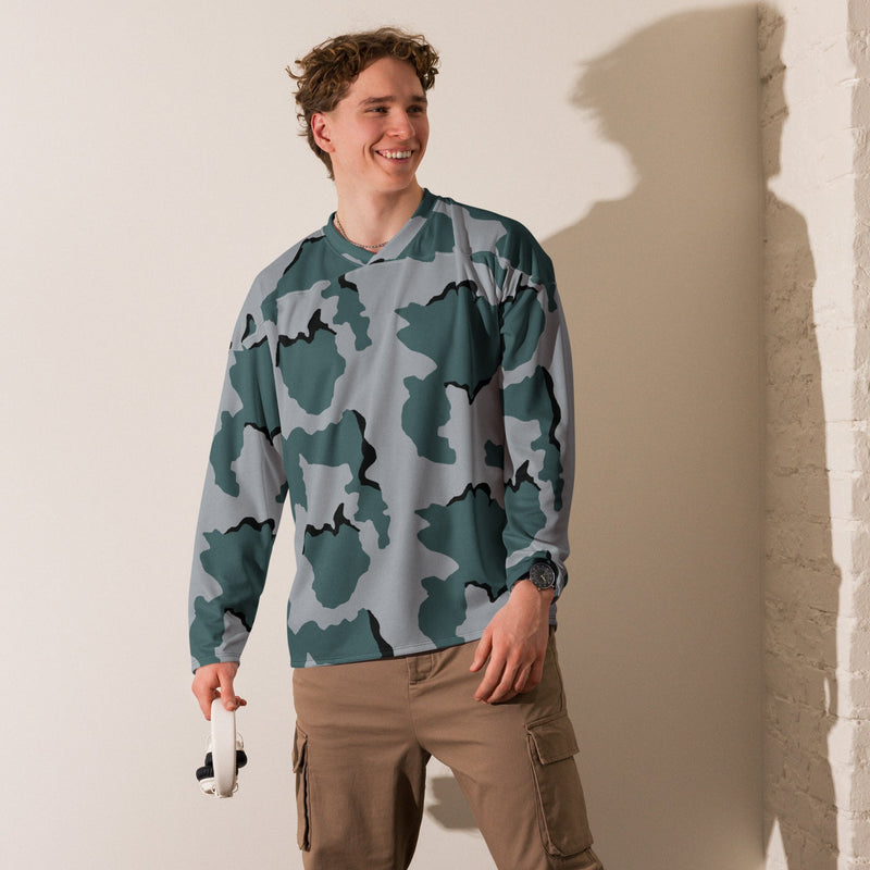 Coffee Stain Urban CAMO Unisex Hockey Fan Jersey