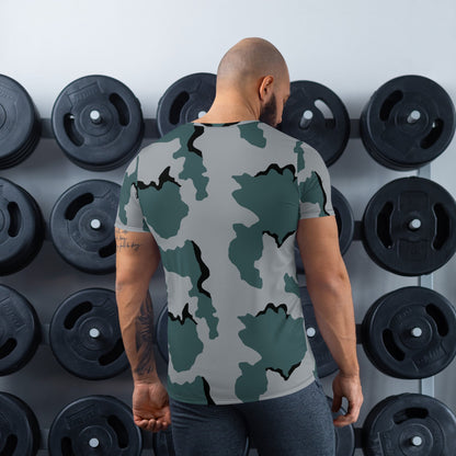 American Coffee Stain Urban CAMO Mens athletic t-shirt - Athletic T-Shirts