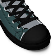 Coffee Stain Urban CAMO Mens High-Top Canvas Shoes