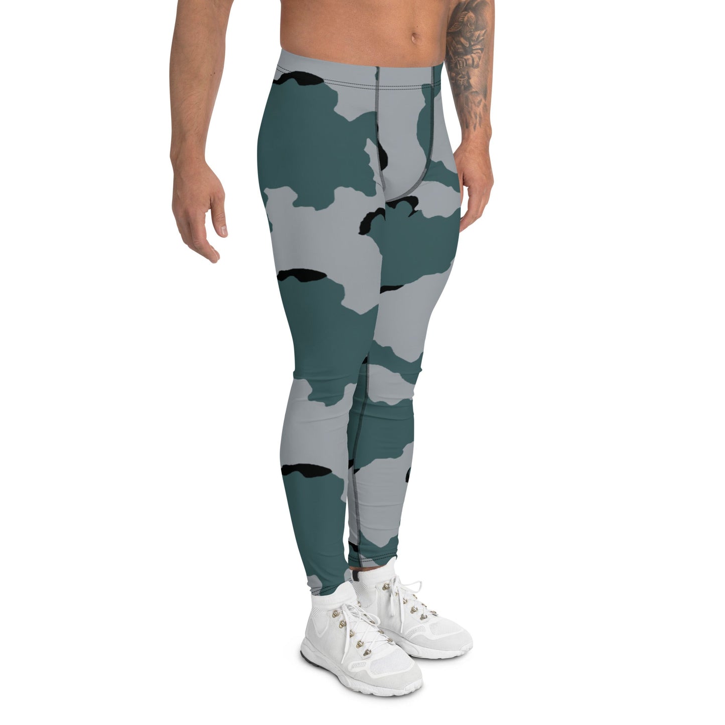 American Coffee Stain Urban CAMO Mens Leggings