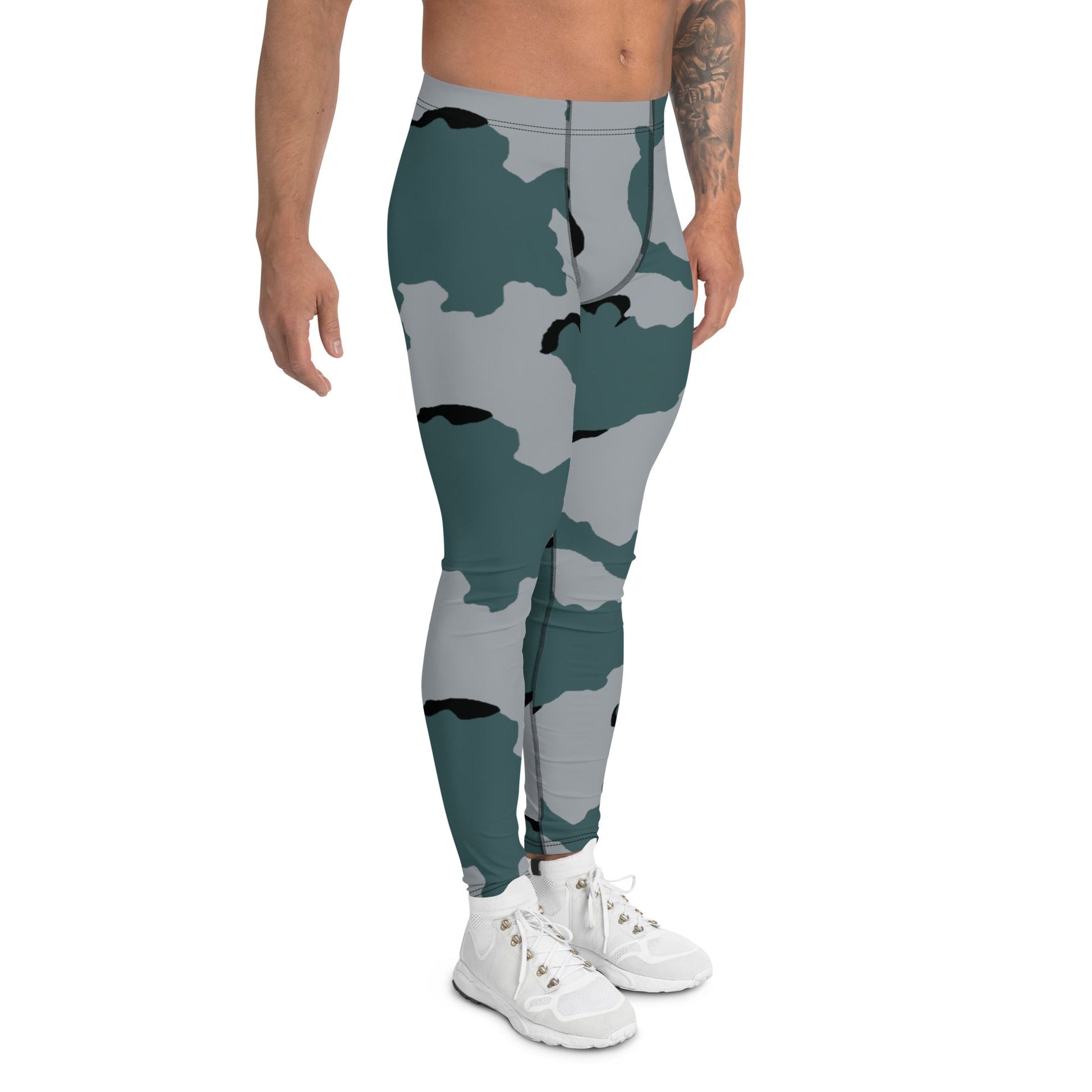 American Coffee Stain Urban CAMO Mens Leggings