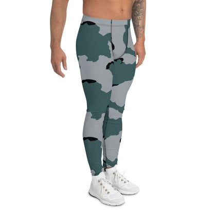 American Coffee Stain Urban CAMO Mens Leggings