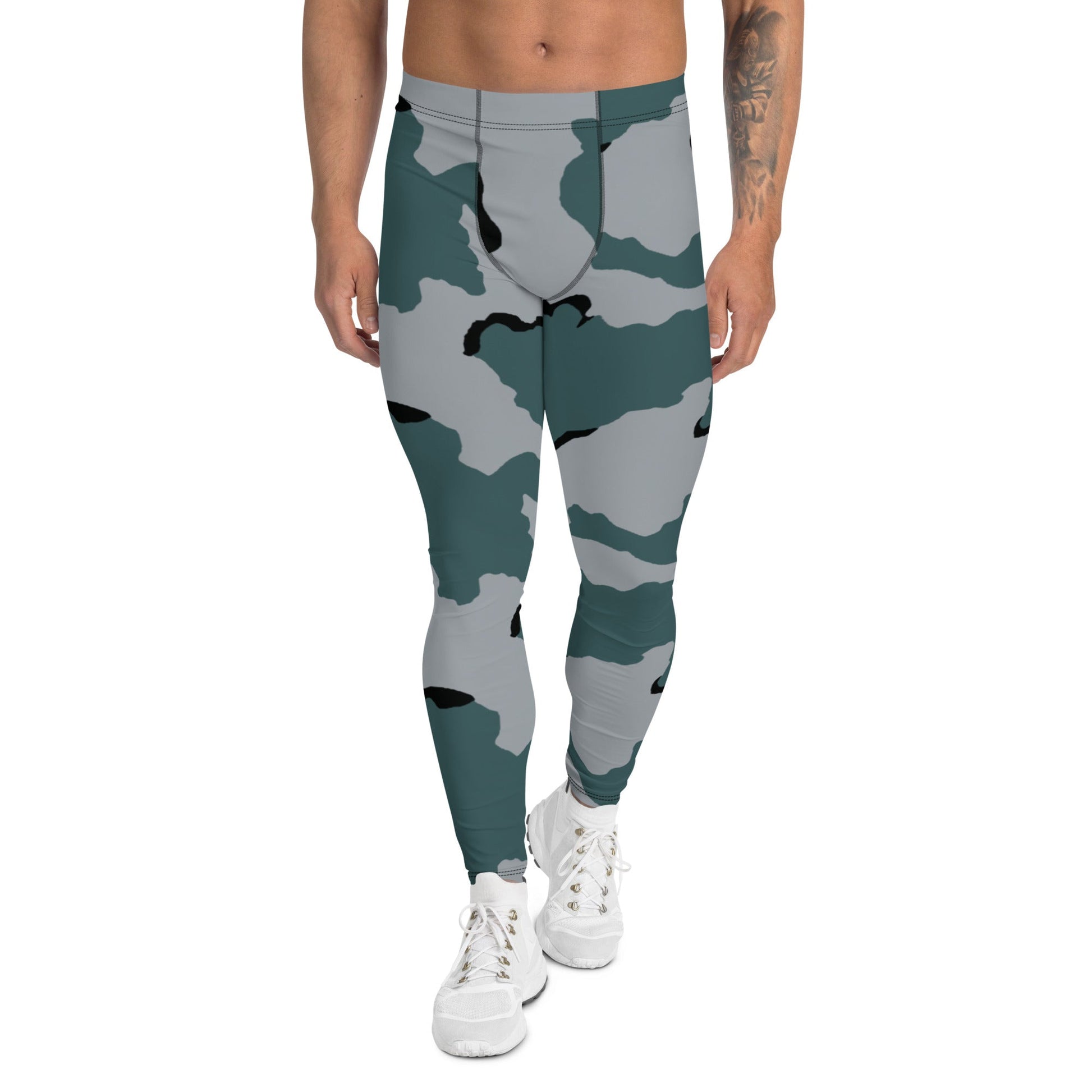 American Coffee Stain Urban CAMO Mens Leggings - XS
