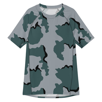 American Coffee Stain Urban CAMO Mens Short-Sleeve Rash Guard - 2XS - Short-sleeve Guards
