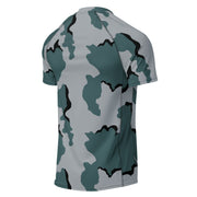 Coffee Stain Urban CAMO Mens Short-Sleeve Rash Guard