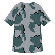 Coffee Stain Urban CAMO Mens Short-Sleeve Rash Guard