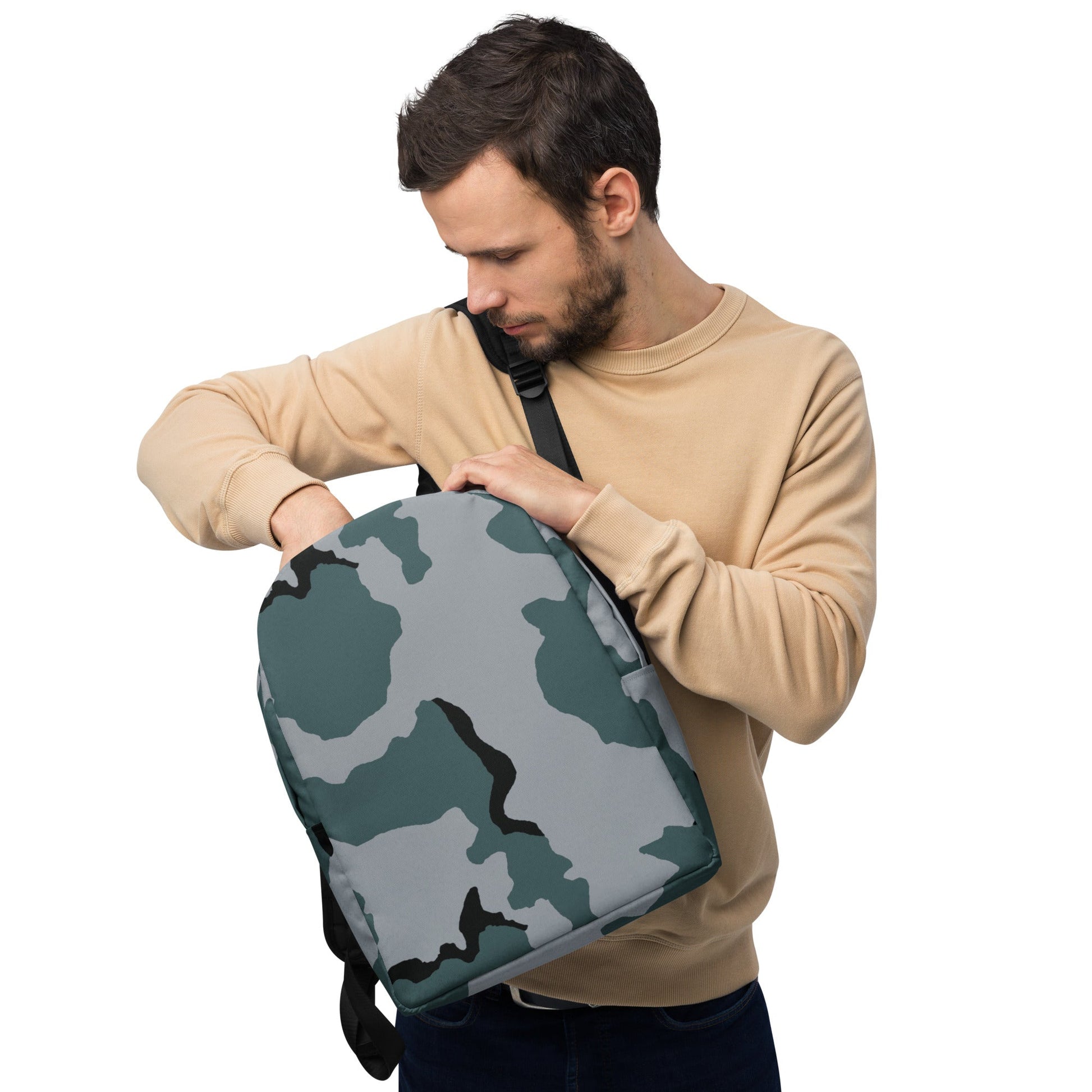 American Coffee Stain Urban CAMO Minimalist Backpack - Backpacks