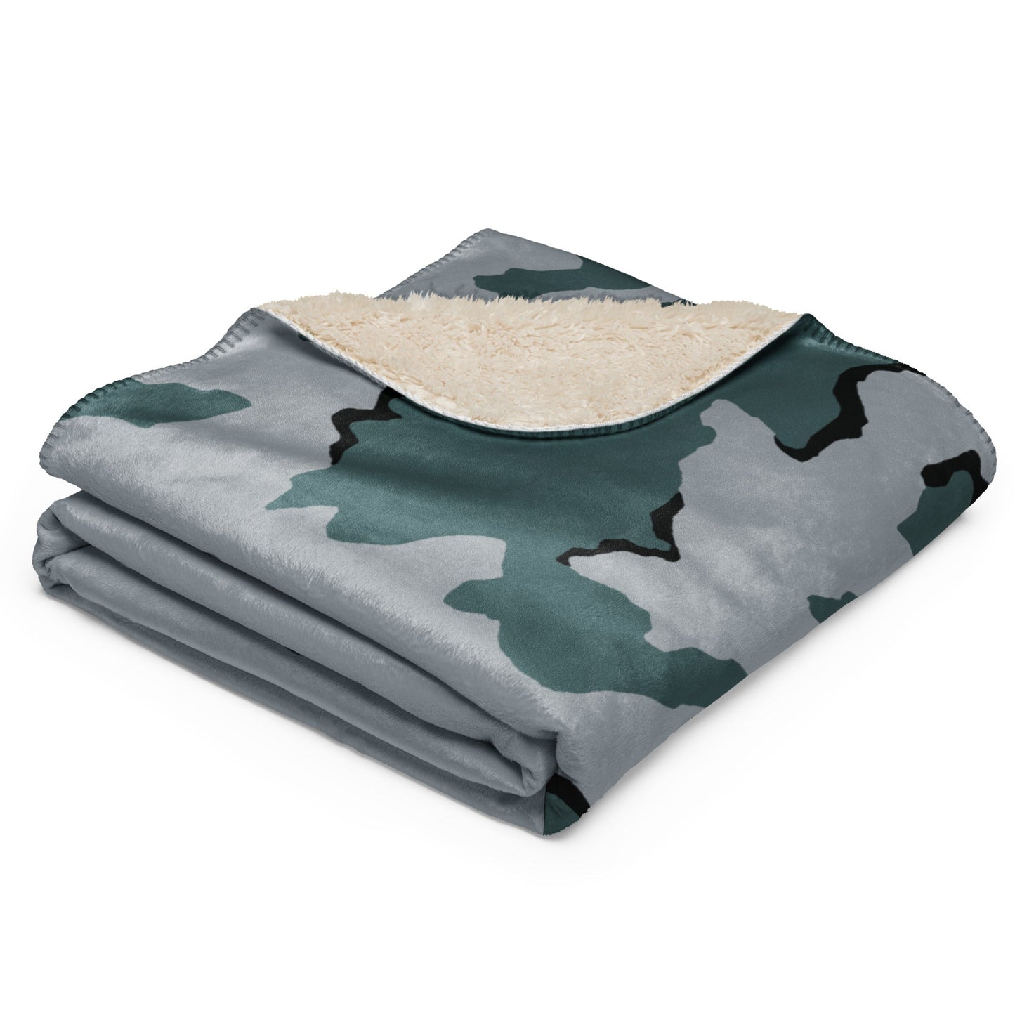 American Coffee Stain Urban CAMO Sherpa blanket - Blankets