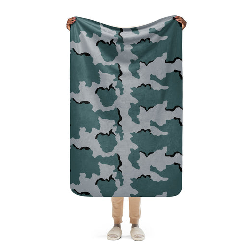 Coffee Stain Urban CAMO Sherpa Blanket - 37″×57″