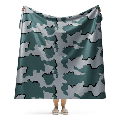 American Coffee Stain Urban CAMO Sherpa blanket - 60″×80″ - Blankets