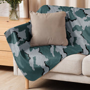 Coffee Stain Urban CAMO Sherpa Blanket