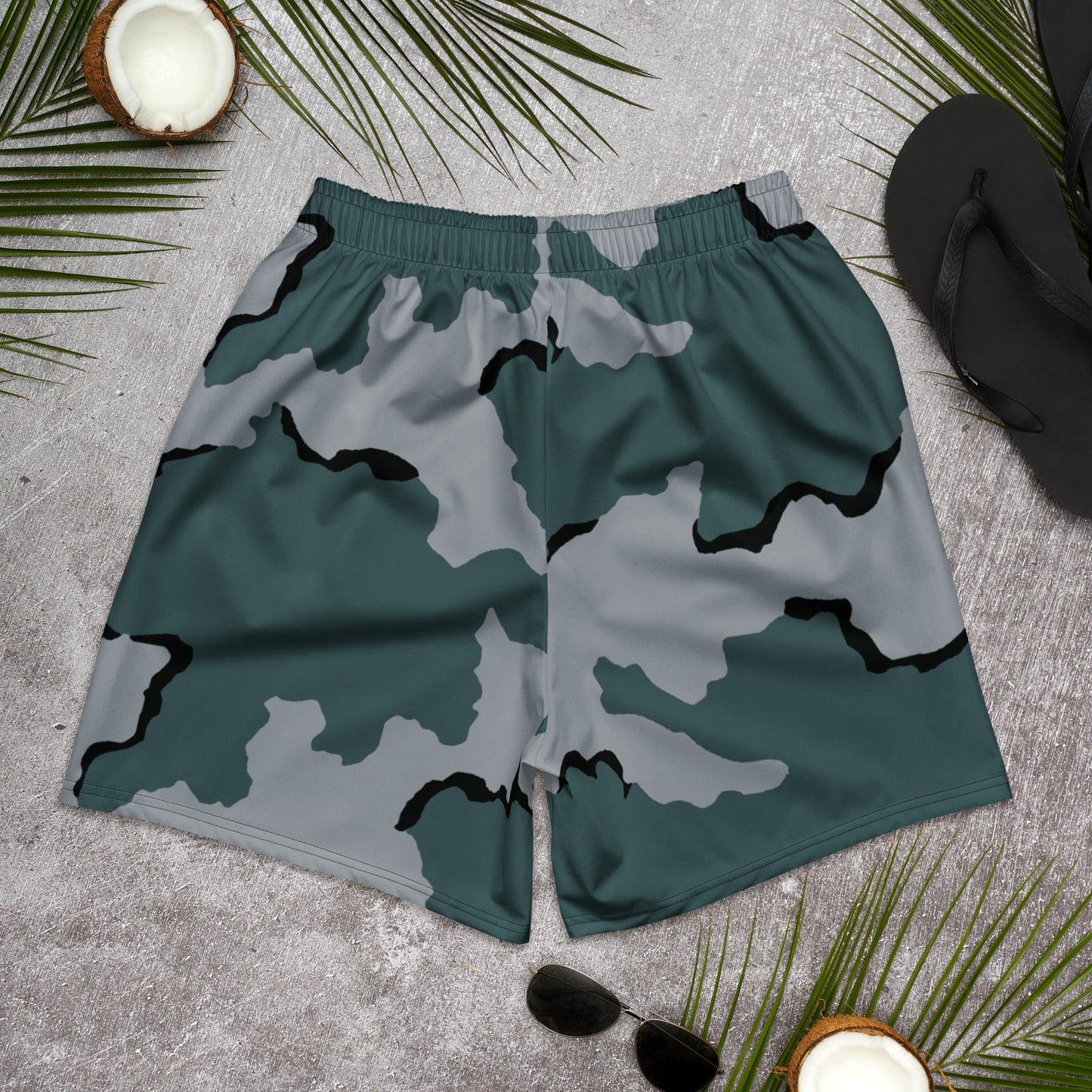 American Coffee Stain Urban CAMO Unisex Athletic Long Shorts