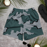Coffee Stain Urban CAMO Unisex Athletic Long Shorts