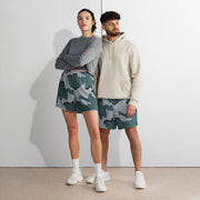Coffee Stain Urban CAMO Unisex Athletic Long Shorts