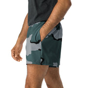 Coffee Stain Urban CAMO Unisex Athletic Shorts - XS