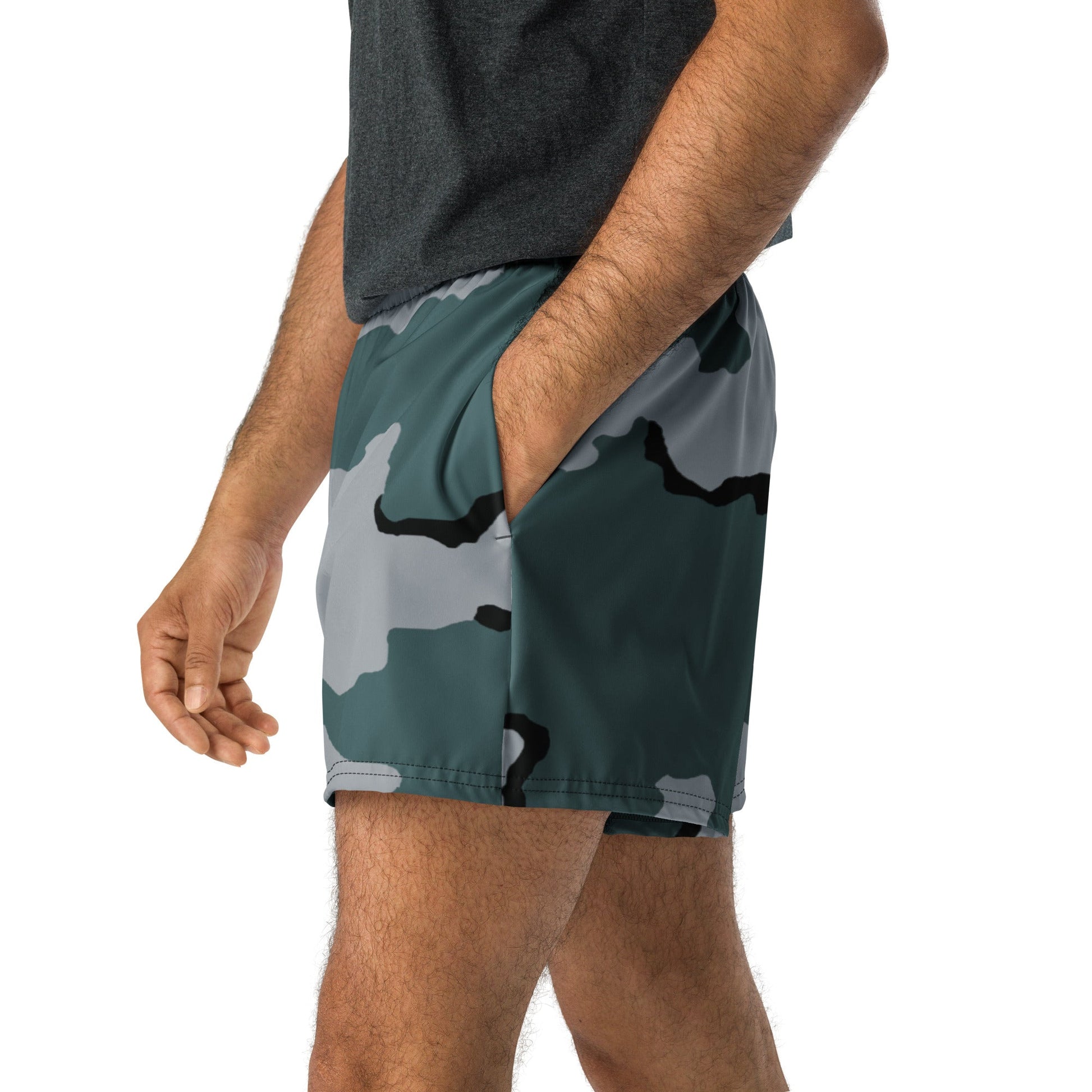 American Coffee Stain Urban CAMO Unisex Athletic Shorts - XS