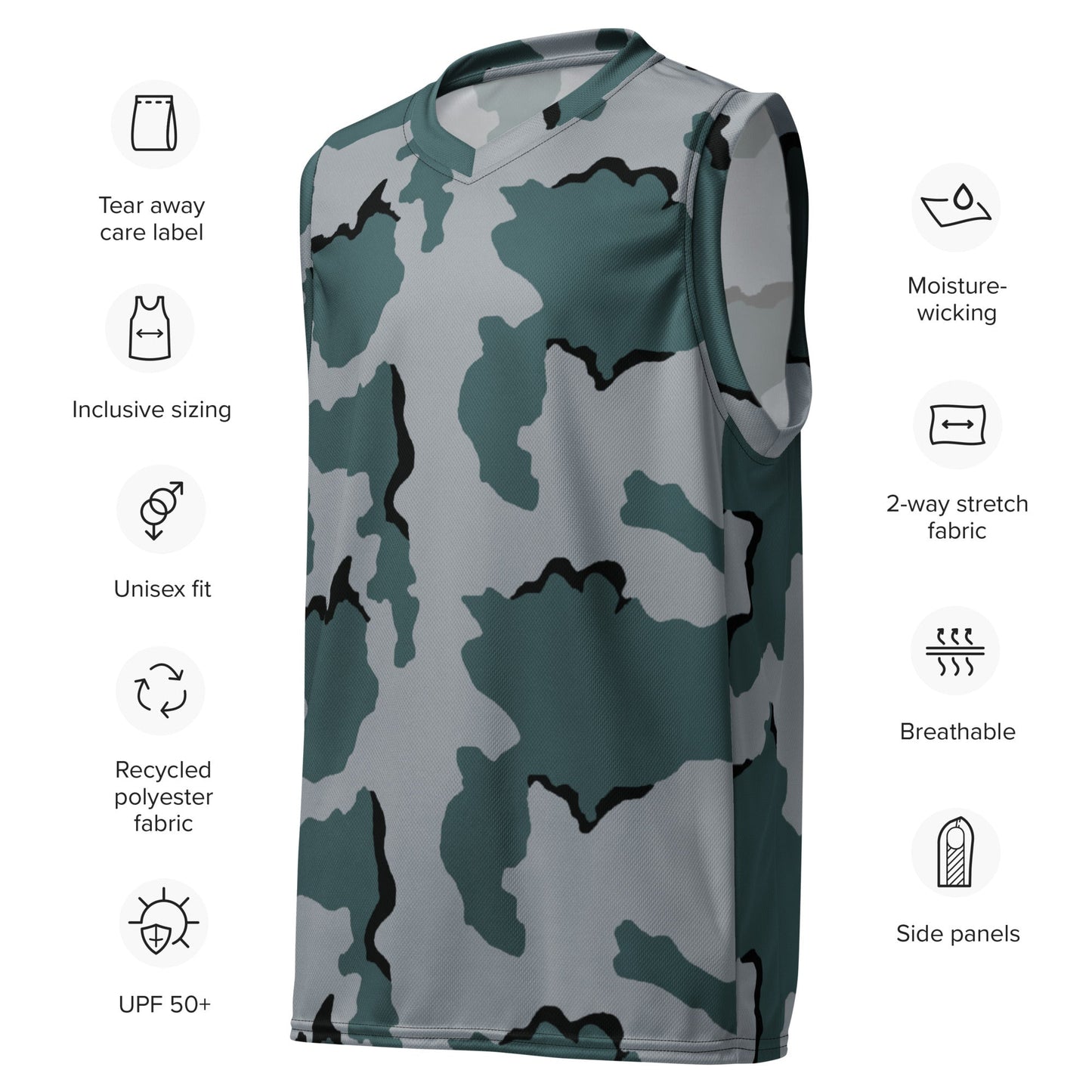 American Coffee Stain Urban CAMO Unisex Basketball Jersey