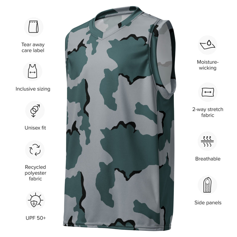 Coffee Stain Urban CAMO Unisex Basketball Jersey