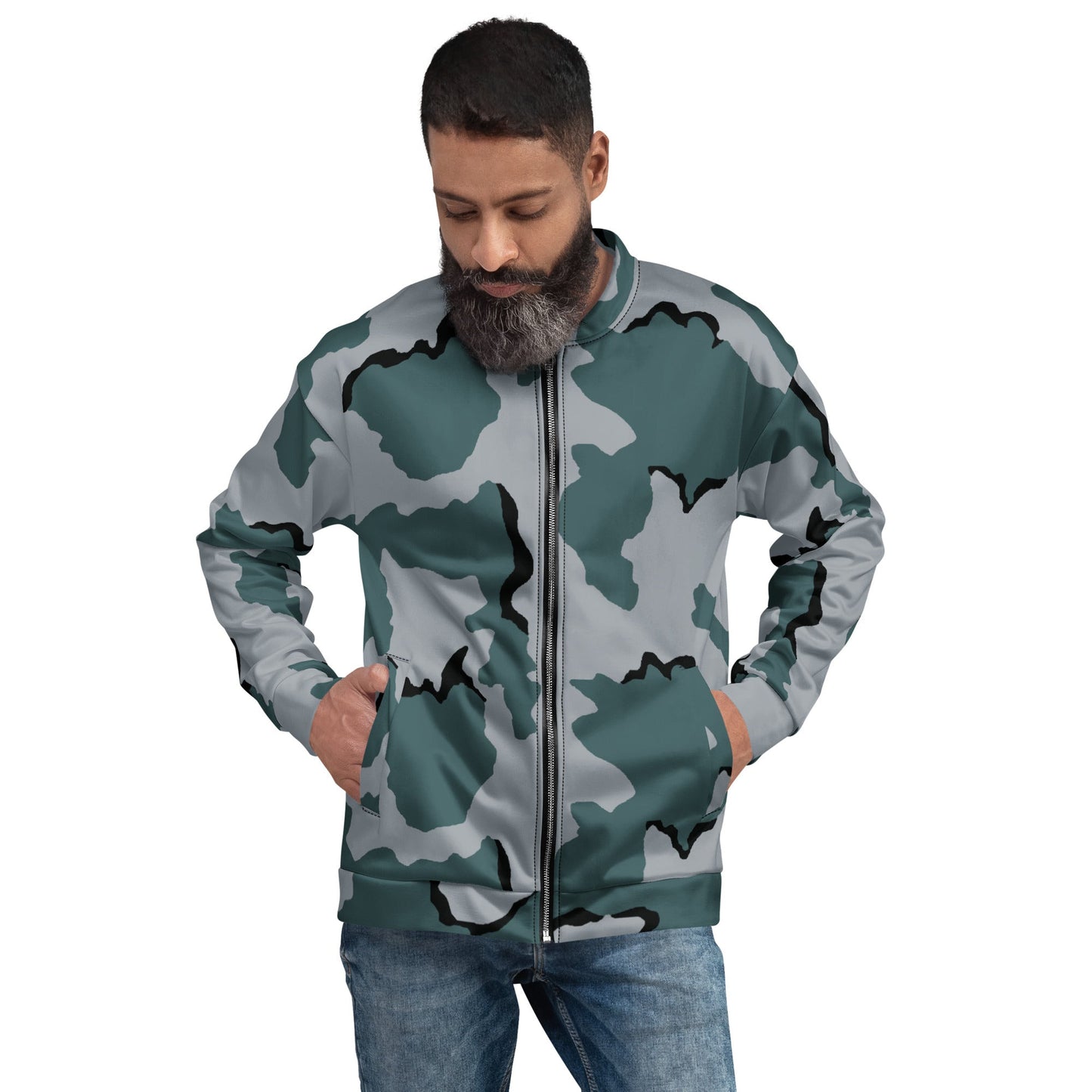 American Coffee Stain Urban CAMO Unisex Bomber Jacket - XS - Jackets