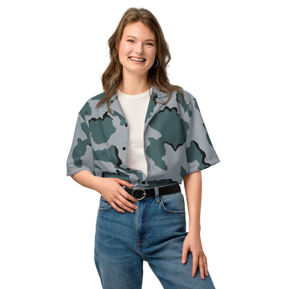 American Coffee Stain Urban CAMO Unisex button shirt - Button Shirts