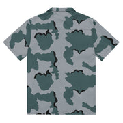 Coffee Stain Urban CAMO Unisex Short-Sleeve Button Shirt - Button-Up