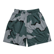 Coffee Stain Urban CAMO Unisex Mesh Shorts - 2XS