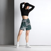 Coffee Stain Urban CAMO Unisex Mesh Shorts