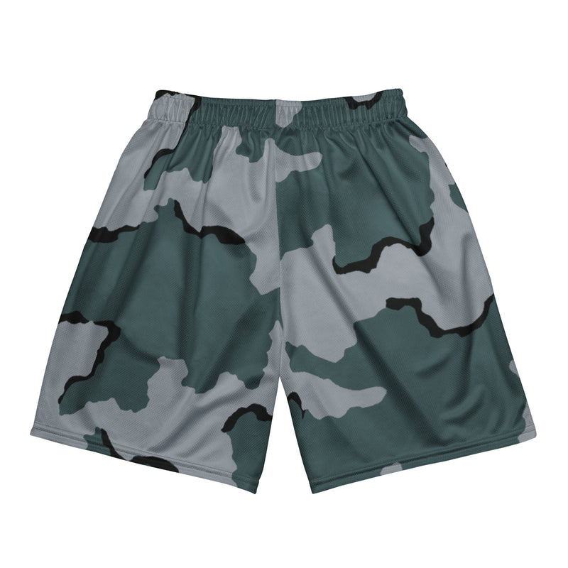 Coffee Stain Urban CAMO Unisex Mesh Shorts