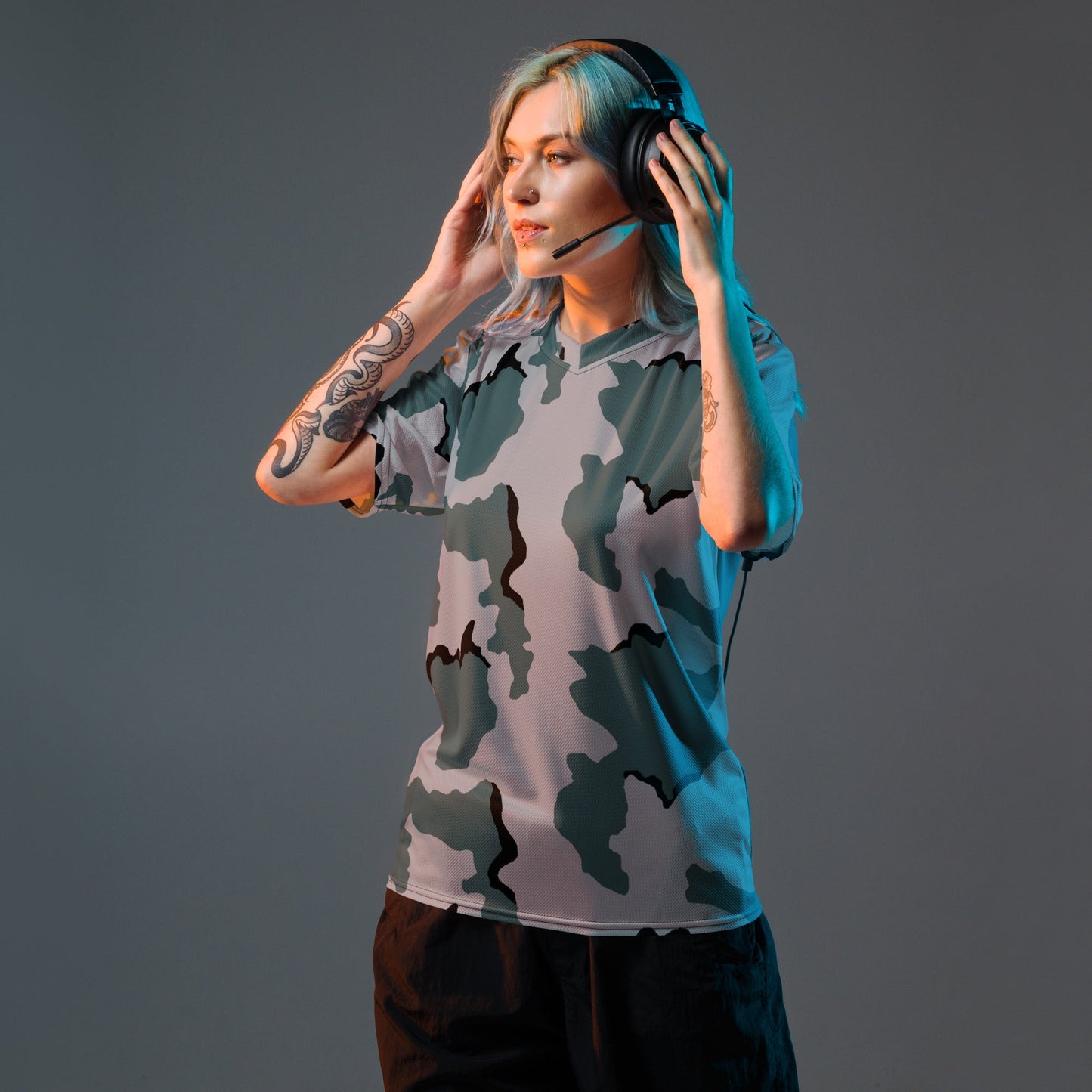 American Coffee Stain Urban CAMO Unisex Sports Jersey