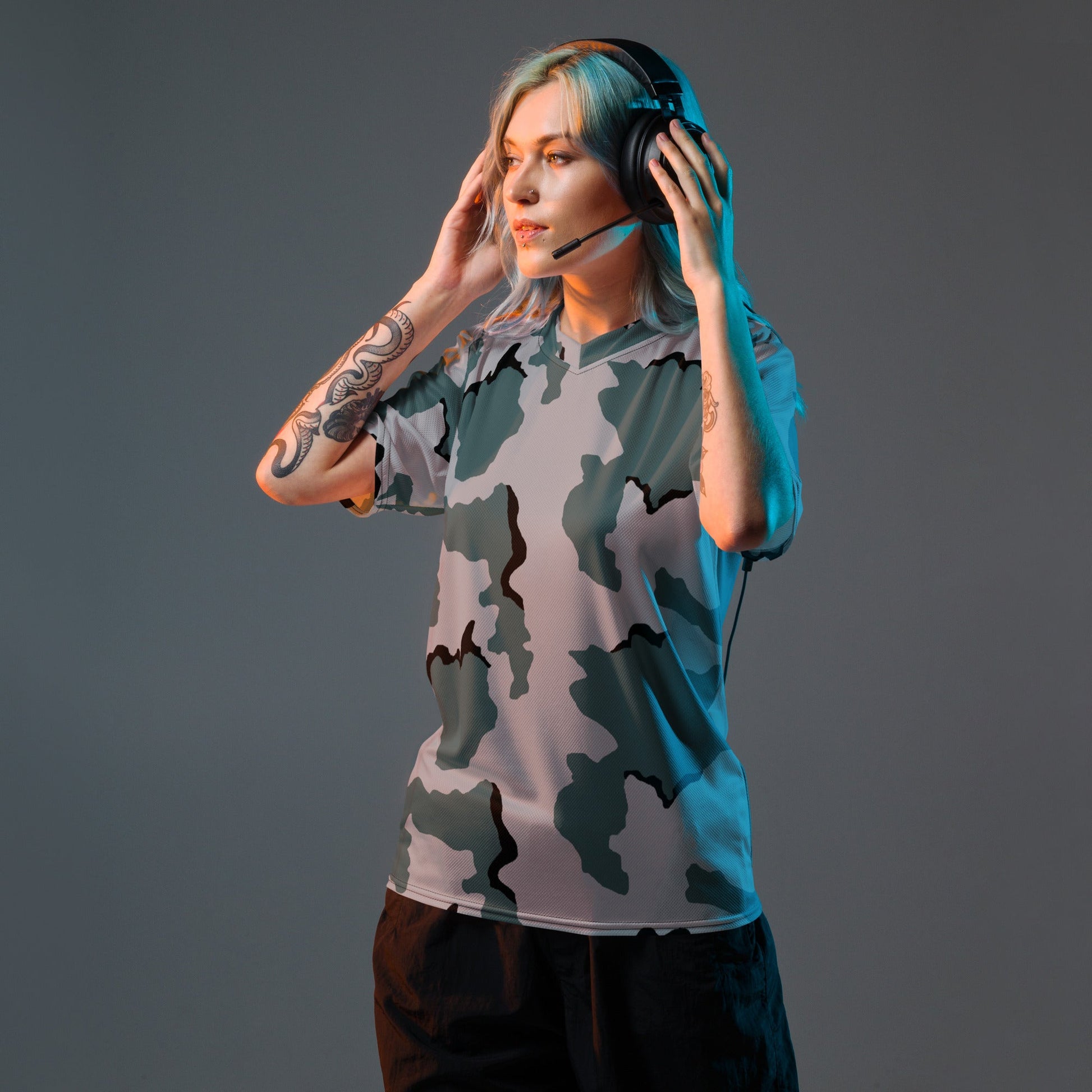American Coffee Stain Urban CAMO Unisex Sports Jersey