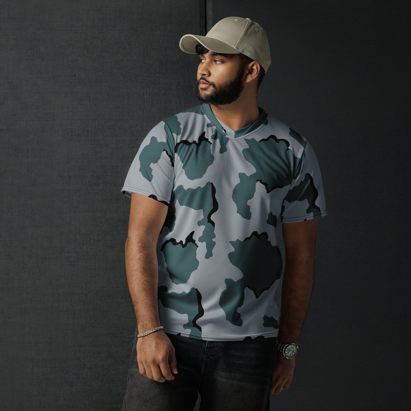 American Coffee Stain Urban CAMO Unisex Sports Jersey