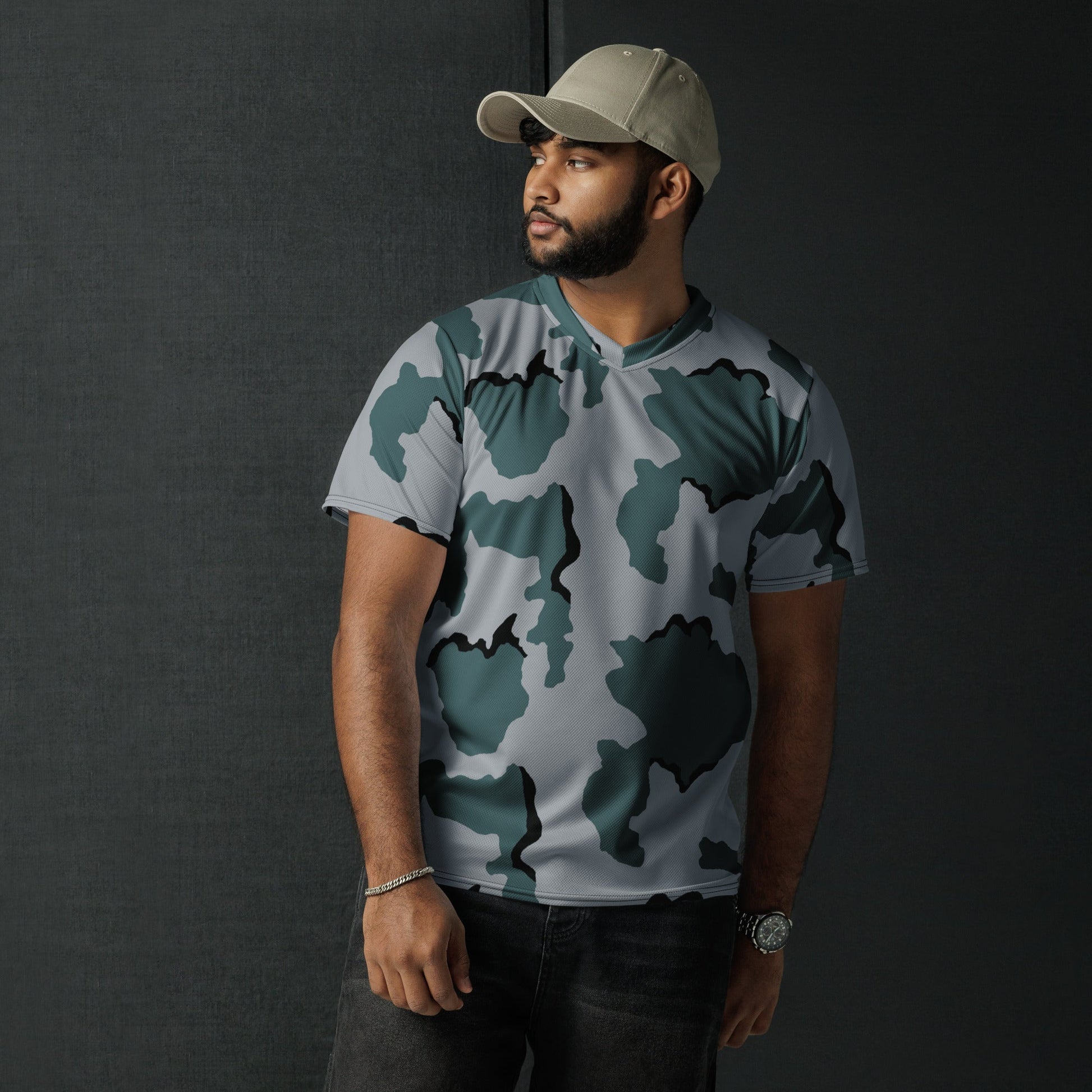 American Coffee Stain Urban CAMO Unisex Sports Jersey