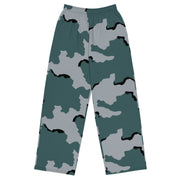 Coffee Stain Urban CAMO Unisex Wide-Leg Leisure Pants - 2XS - Pant