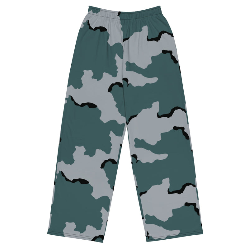 Coffee Stain Urban CAMO Unisex Wide-Leg Leisure Pants - 2XS - Pant