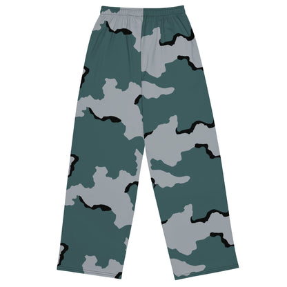 American Coffee Stain Urban CAMO unisex wide-leg pants - Wide-leg Pants