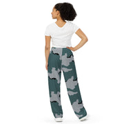 Coffee Stain Urban CAMO Unisex Wide-Leg Leisure Pants - Pant