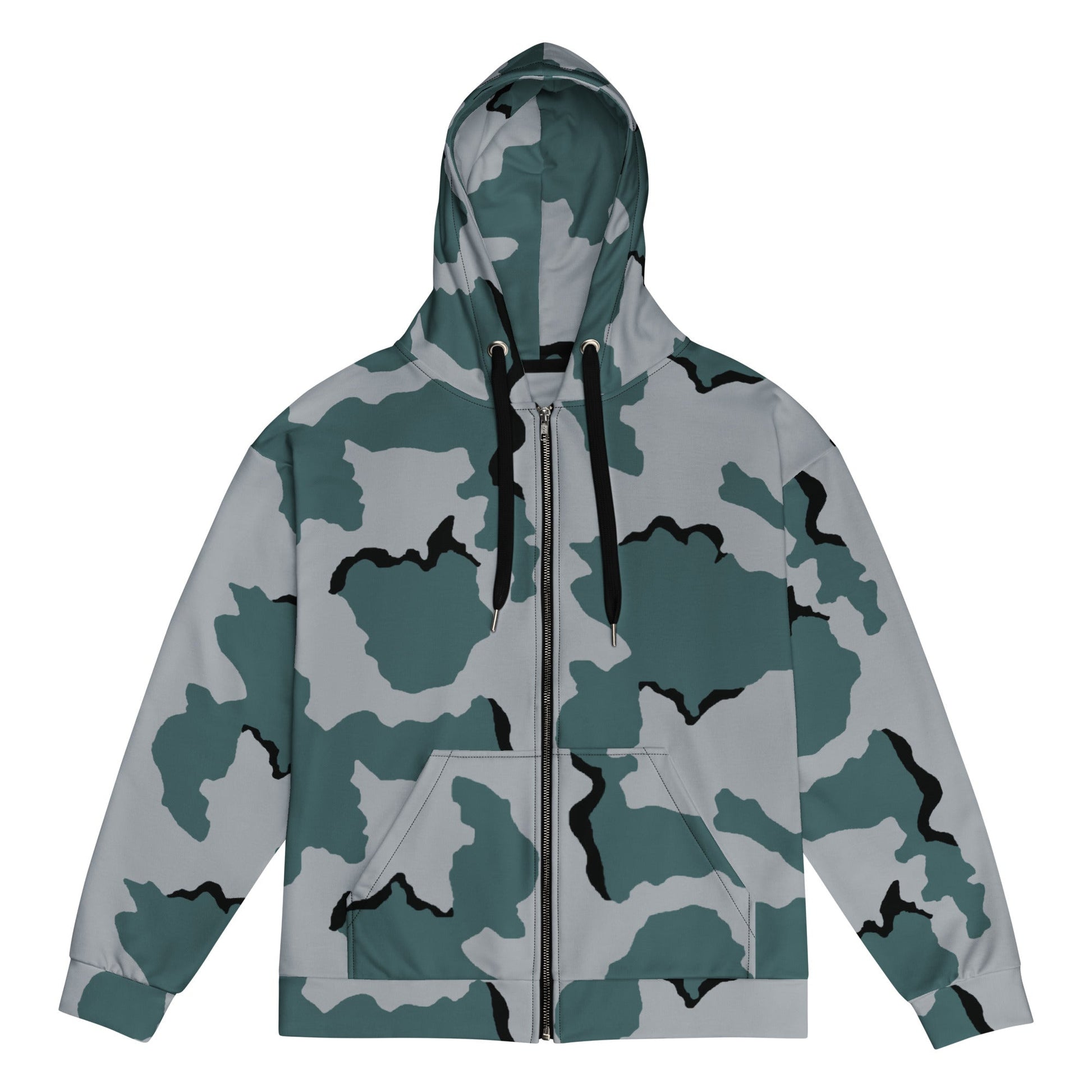 American Coffee Stain Urban CAMO Unisex zip hoodie - 2XS - Zip Hoodies