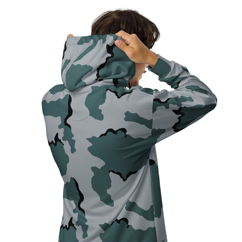 Coffee Stain Urban CAMO Unisex Zip Hoodie