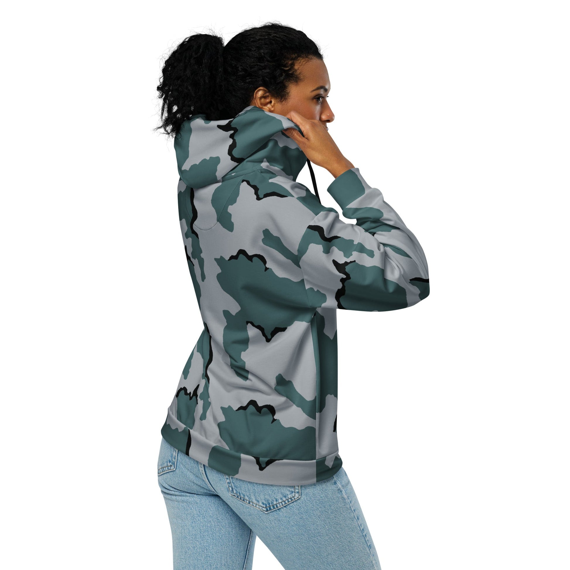 American Coffee Stain Urban CAMO Unisex zip hoodie - Zip Hoodies