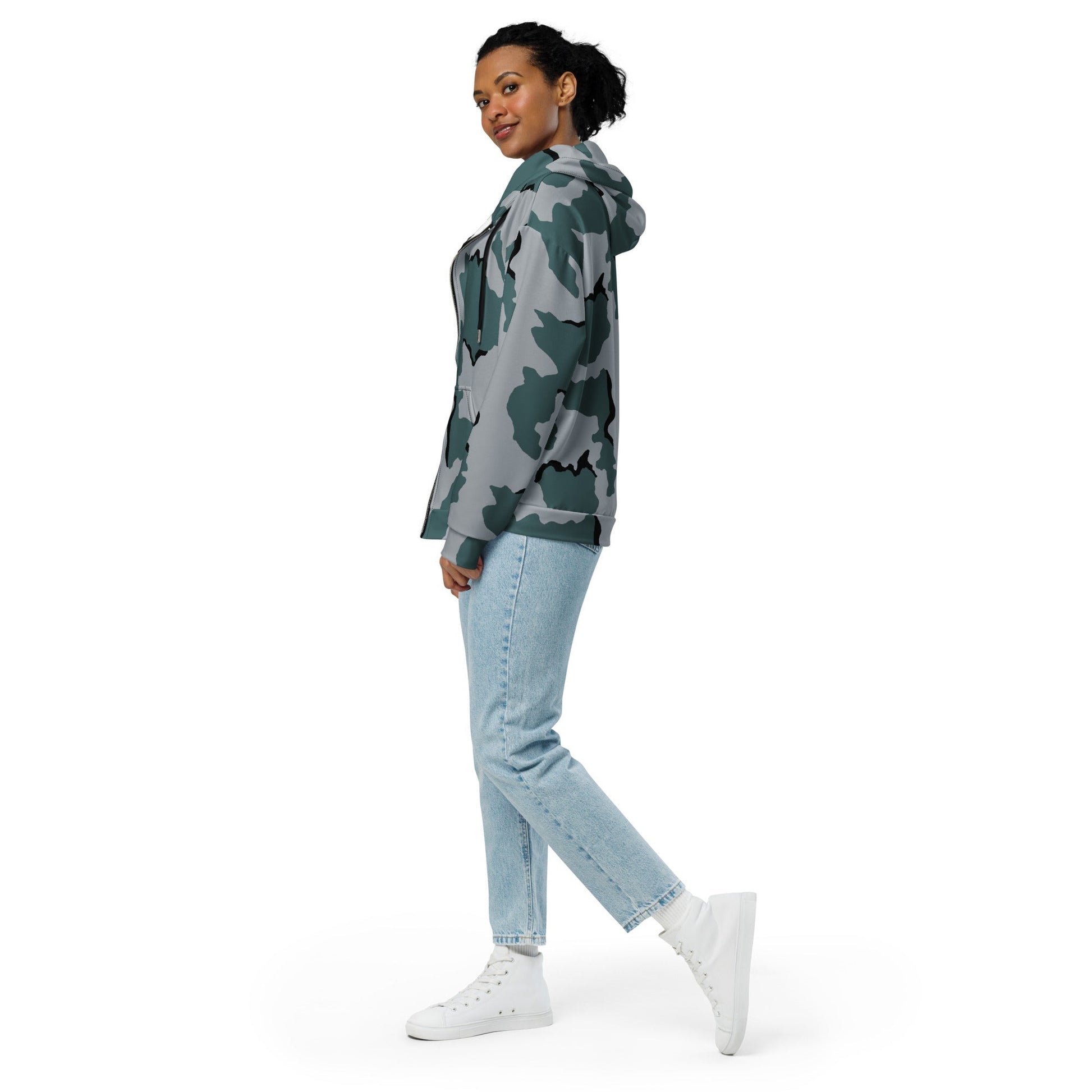 American Coffee Stain Urban CAMO Unisex zip hoodie - Zip Hoodies